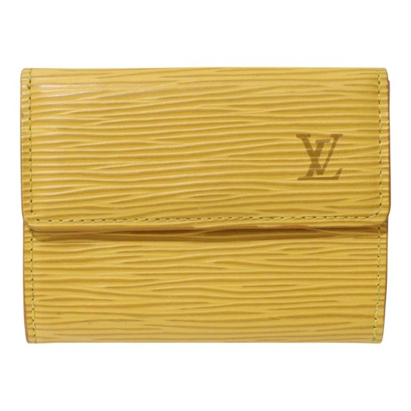 Louis Vuitton Yellow Card Ludlow Case Epi Purple Leather - Picture 1 of 9